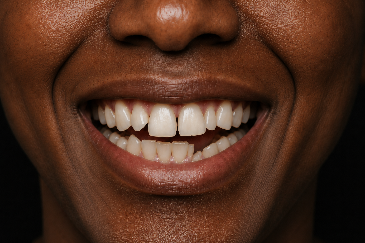 After Invisalign — straight confident smile